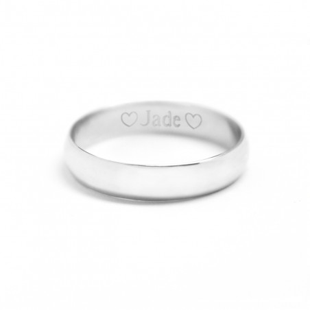 Bague Chevalière LEONIDA Argent 925 | Agate Bleue Unisexe | Taille 56 à 62