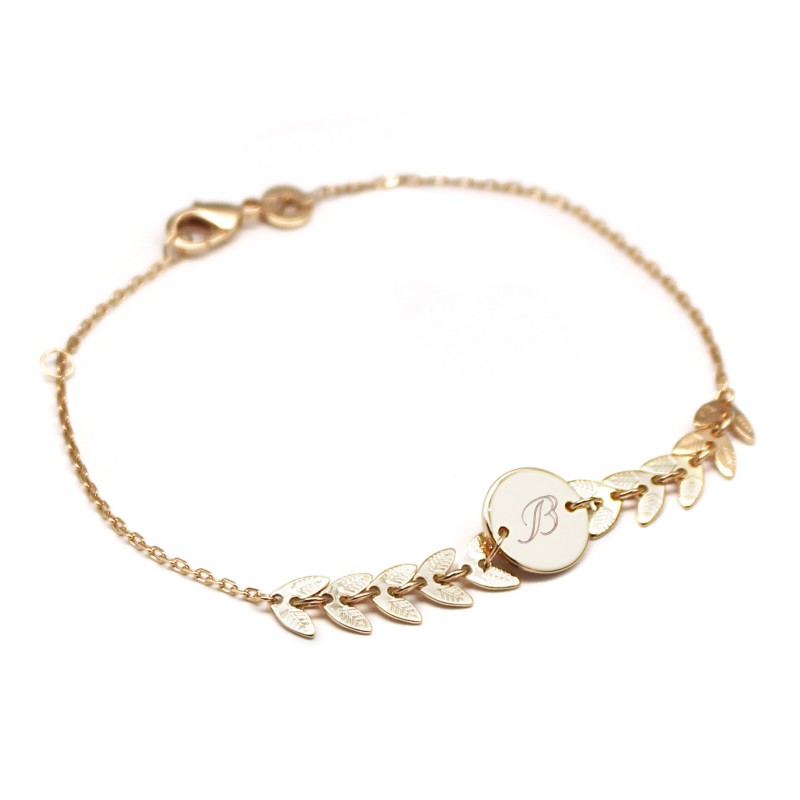 Bracelet chaine épis - Plaqué or Bracelet chaine épis - Plaqué or