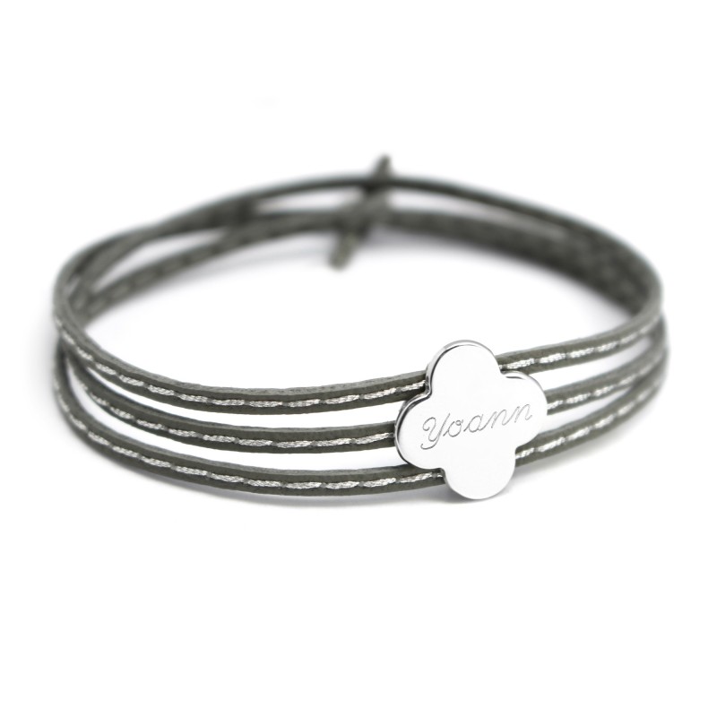 Bracelet Amazone Trèfle - Argent Bracelet Amazone Trèfle - Argent