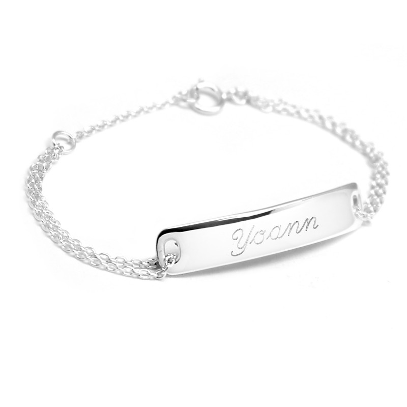 Gourmette Poème - Argent Gourmette Poème - Argent