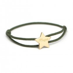 Bracelet cordon - étoile -...