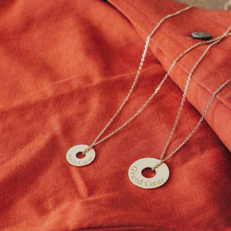 Collier Chaîne Pendentif Plaqué Or - Bijou Occasion - Modèle N°5