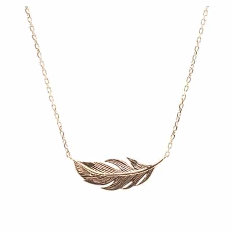 Collier Africain Akan Moderne - Perles Bleues Et Motifs Feuilles Dorés - Longueur 23 Cm