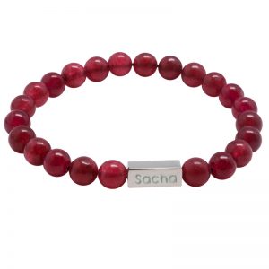 bracelet-perles-agathes-rouges