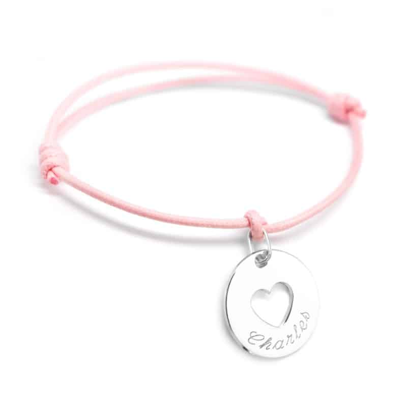 bracelet-cordon-coeur-rose