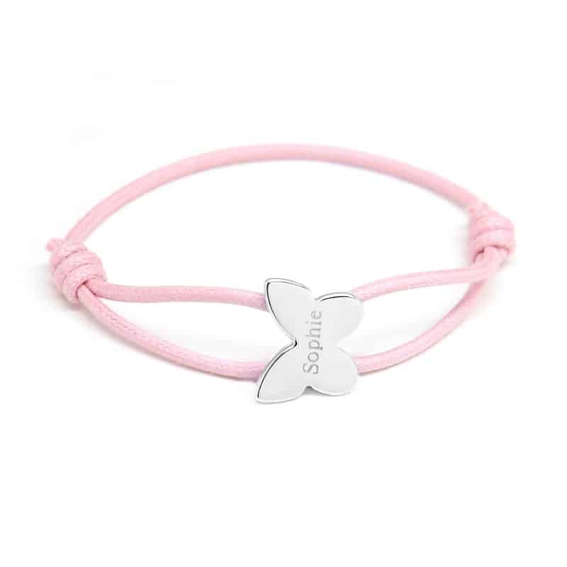 bracelet-cordon-papillon-rose