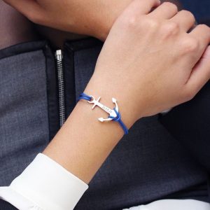 bracelet ancre marine personnalisable