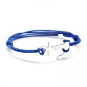 bracelet ancre prénom personnalisable