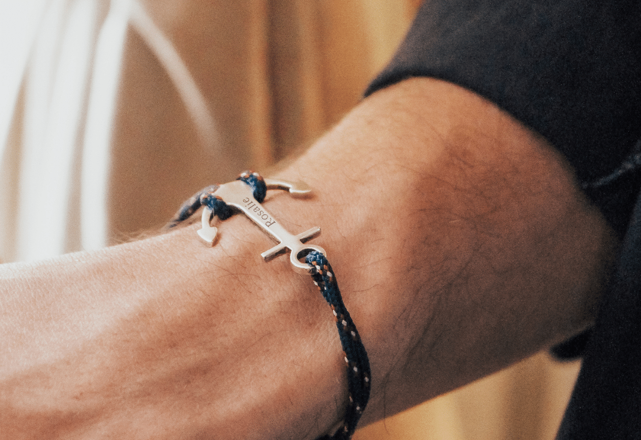 5 bracelets hommes personnalisés pour la Saint Valentin